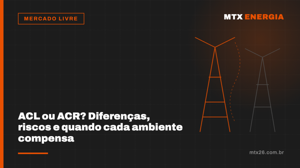 ACL ou ACR? Diferenças, riscos e quando cada ambiente compensa